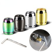 Resim Zinc Alloy Anti-hırsızlık Spor Araba Lastik Vana Kapakları Tekerlek Lastikleri Lastik Gövde Hava Kapağı Hava Geçirmez Kapaklar Arabalar için 