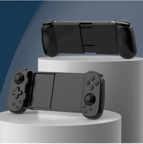 Resim Cbtx D6 Bluetooth Geri Çekilebilir Gamepad Çift Salon Altı Eksenli Somatosensoriyel Android/ıphone/switch Siyah 