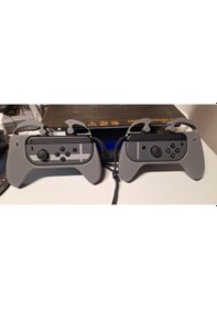 Resim Opencart Bireysel Joycons İçin X-con Grip Xbox Style/joycon Grip Sadece Plastik Aparattır 