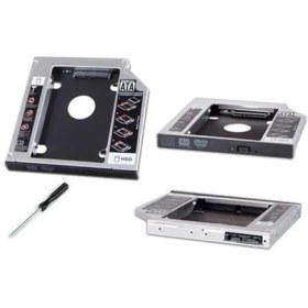 Resim Appa Sata 9.5 Mm Ssd Harddisk Kutusu Kızak 