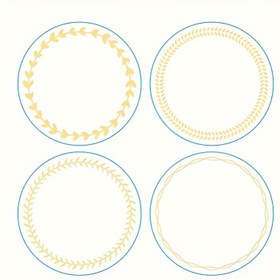 Resim 250 adet/rulo 5.08 cm * 5.08 cm kraft kağıt sıcak damgalama çıkartmaları 