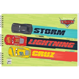 Resim Cars 25x35 15 Yaprak Karton Kapak Spiralli Resim Defteri 