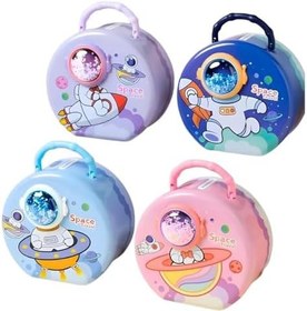 Resim Şifreli Metal Uzay Kumbara 