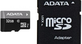 Resim Adata 32GB MicroSD Kart 100/25MB/s Class10-AUSDH32GUICL10A1-RA1 