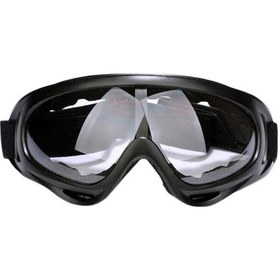 Resim Jokmae Uv400 Koruyucu Rüzgar Ve Toz Dirençli Kayak Gözlüğü Şeffaf Nu 