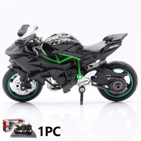 Resim Siyah Plastik Motosiklet Model Oyuncak, Yeşil Acenteler ile - Detaylı Spor Tasarımı, Gerçekçi Direksiyon ve Tekerlekler, Dayanıklı Koleksiyonluk Hediye Motosiklet Tutkunları için, Motosiklet Hediyeleri, Ekran Parçası, Dinamik Görünüm, Yüksek Kaliteli El Sanatları 
