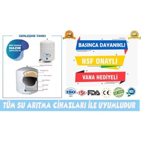 Resim Su Arıtma Cihazı Deposu / 2.2 Galon 8 Litre Tank Yerli Üretim Her Cihaza Uygun 