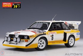 Resim 1:18 Autoart 1986 Audi Sport Quattro S1 Rally Monte Carlo 1986 #6 