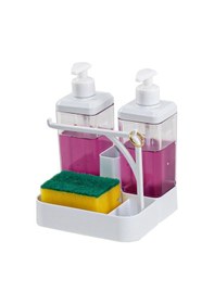 Resim Awion As 118 Yüzük Bez Askılı Sünger Hazneli 2x350 Ml 2li Sıvı Sabunluk 