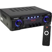 Resim Osawa Hd-510 100 Watt Stereo Iş Yeri ve Ev Anfisi 12 Volt/220 Watt 