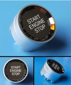 Resim vagparts BMW F30 Kristal Start Stop Buton Kapağı GRİ 