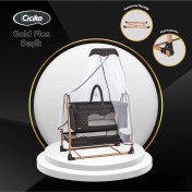 Resim C-1100 Gold Plus Lüks Tüllü Beşik Siyah 