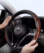 Resim 9095812919498sp - Ahşap Tasarımlı Direksiyon Simidi Koruma Kılıfı 2 Li 