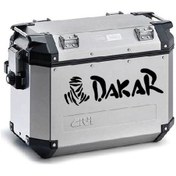 Resim Dakar Motosiklet Çanta Desenli Sticker Etiket Modeli - 2 