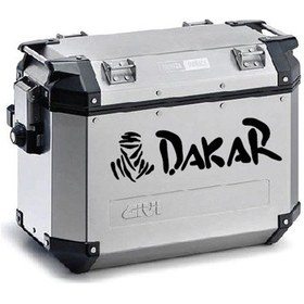 Resim Dakar Motosiklet Çanta Desenli Sticker Etiket Modeli - 2 