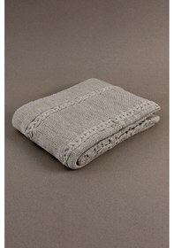 Resim Trenza Vizon Çift Kişilik Battaniye 200x220 15035 Vizon 