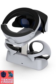 Resim beboncool TP5-2515 Ps5 Playstation VR2 Sanal Gerçeklik Gözlüğü Dock PSVR2 Tutucu Şarj Stand 
