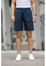 Resim Kite Regular Fit Cepli Kapri Şort - Lacivert Lacivert 