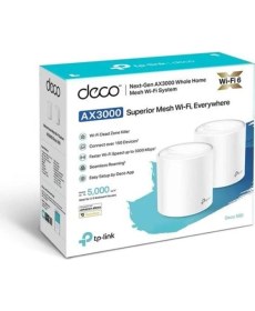 Resim Tp-Link Deco X60 3000 Mbps 2'li Router Outlet 