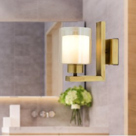 Resim Apliqa İmer Eskitme Duvar Lambası Yatak Odası-Yatak Başı-Banyo İçin Modern Aplik 