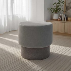 Resim Flora Dekoratif Puf - Gri 40x40x40 cm 
