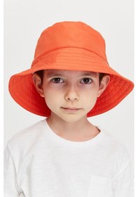 Resim Benitto Kids Erkek Çocuk Desenli Bucket Şapka 7006-turuncu 