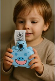 Resim Kameralı Fotoğraf Yazıcısı Mavi Renk 