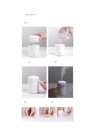 Resim Dancemonkey Usb Hava Nemlendirici: Mini Difüzör, Taşınabilir Yağlıklarıcı 