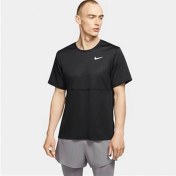Resim Nike M Nk Df Run Top Ss Erkek Siyah T-shirt - CJ5332-010 