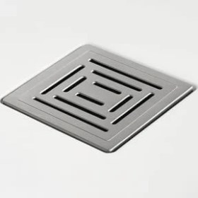 Resim Mabeyn V- Kare 5606980 Duş Kanalı, Yandan Çıkışlı, 10X10 Cm, Dk 800 Kapak, Parlak Krom 