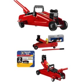 Resim 2 Ton Arabalı Tekerlekli Hidrolik Timsah Kriko Taşıma Çantalı 2 Y 