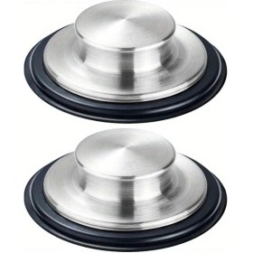 Resim Willowhaven 2'li Paket Paslanmaz Çelik Lavabo Tıkacı - 3.35" Geniş Kenar 