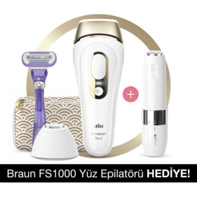 Resim Braun Silk·expert PL5139 Yeni Nesil Ipl 400.000 Atımlı+ Braun Fs 1000 Mini Düzeltici 