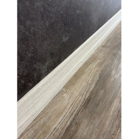 Resim 8 cm Modern Meşe Parke Süpürgelik 