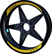 Resim Moto GP Yaldızlı Gold İç Jant Şeridi Sticker Çınar Extreme Çınar Extreme