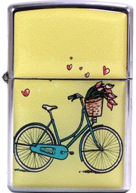 Resim Bisiklet Desenle Çakmak 2 