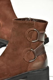 Resim fox SHOES T654047101 Hakiki Deri Nubuk Kadın Bot 