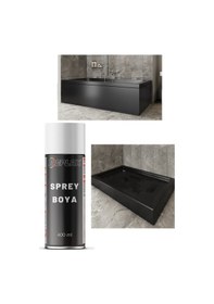 Resim Duşakabin Jakuzi Küvet Siyah Sprey Boya Suya Dayanıklı 400 Ml. 