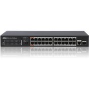 Resim Dahua Pfs3125 24Et 190 24 Port 1Ge Sfp Combo 190W Poe Switch 