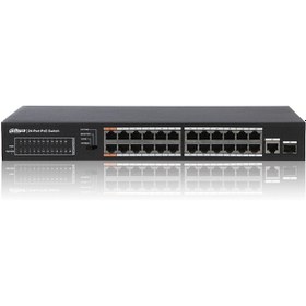 Resim Dahua Pfs3125 24Et 190 24 Port 1Ge Sfp Combo 190W Poe Switch 