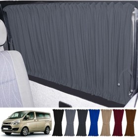 Resim Oto Pandami Fort Custom Uzun Şase 2012+ Uyumlu Gri Raylı Oto Perde Takımı 