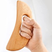 Resim 1 adet Ahşap Masaj Aracı - Evrensel Rahatlık İçin Manuel Vücut Paddle, Şarj Edilmemiş, Pil Gerektirmez 