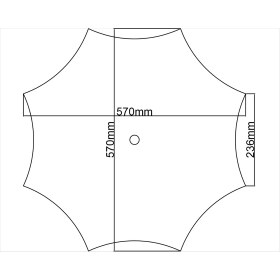 Resim Motifpiyer Tavan Spot Göbegi-Motifli-Sekizgen-İçegri-52-56cm 