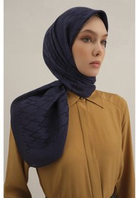 Resim Armine Lacivert Lyocell Eşarp 02 Lacivert 