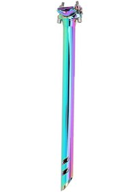 Resim Sarissa Raptor Sp-726 31.6 350mm Sele Borusu Bisiklet Koltuk Borusu Alüminyum Rainbow Sele Borusu Oil Slick Çok Renkli 