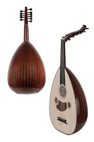 Resim Yonka UD-10M Maun Ağacı Ud Abanoz Klavye El Yapımı Yüksek Kaliteli Ud 