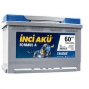 Resim İnci Formul A Taurus 12 V 60 Ah 540 CCA Akü 