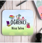 Resim Öğrenciye Hediye Özel Isimli Mouse Pad 