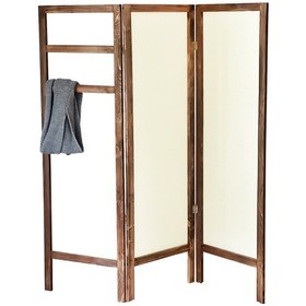 Resim Askılık Paravan Ahşap Elbise Askısı Kumaş Seperatör 5215 
