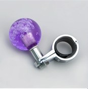 Resim Xuweiwei Jdm Araç Direksiyon Yardımcı Topu Purple Kristal Alüminyum Evrensel Kontrol Dümeni Mor 